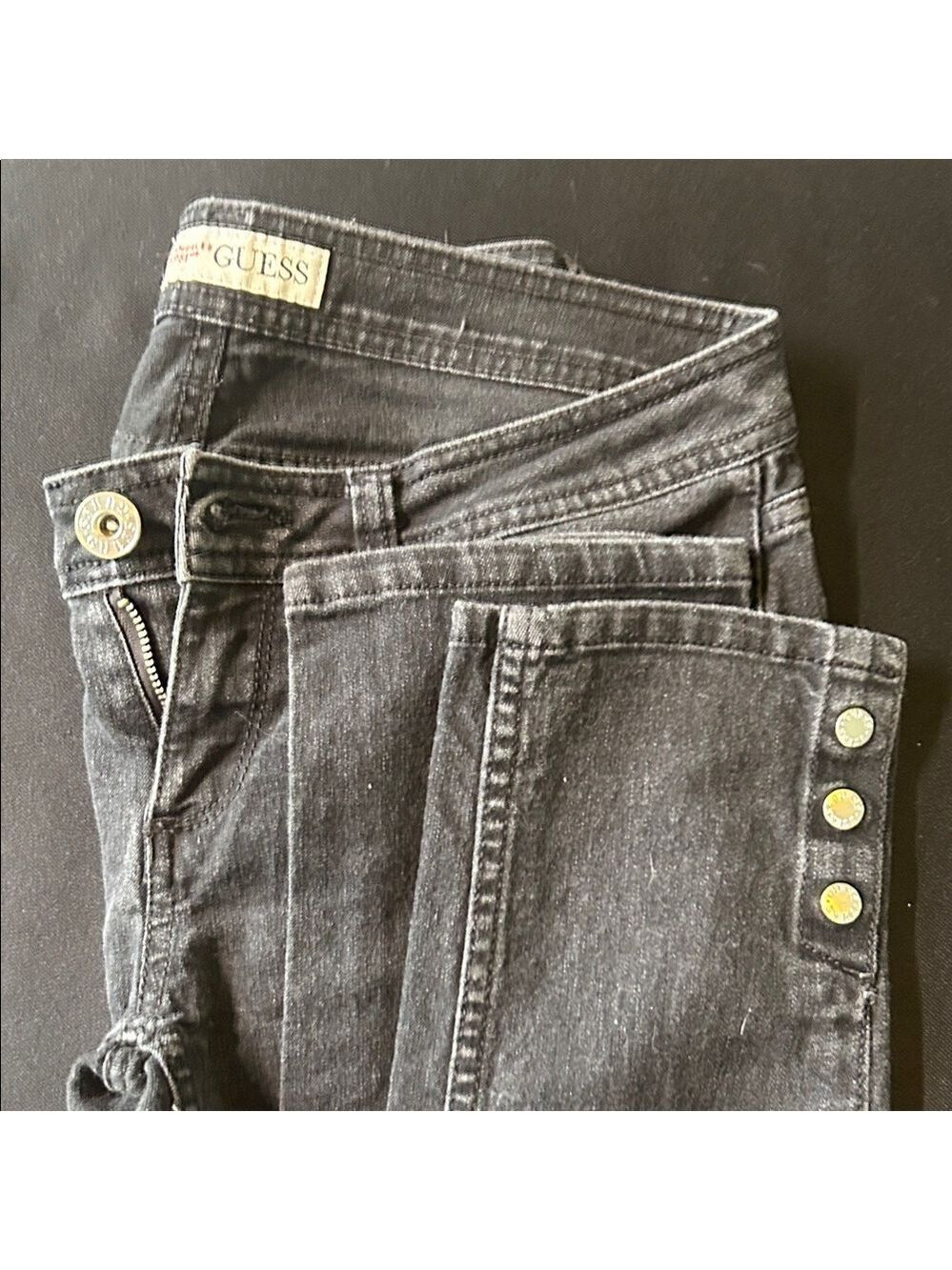 GUESS Women's Dark Gray Skinny Jeans